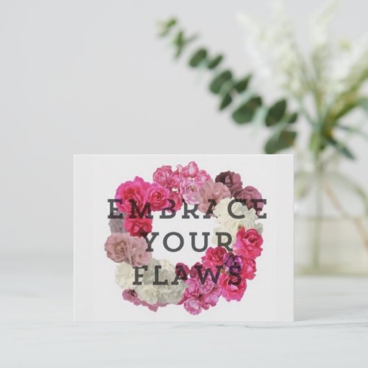 Het Briefkaart van uw gebreken (Staand voorkant)