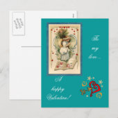 Het briefkaart van Valentijn (Voorkant / Achterkant)
