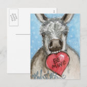 Het Briefkaart van Valentijn Burro (Voorkant / Achterkant)