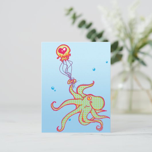 Het Briefkaart van Valentijn van de gelei (Staand voorkant)