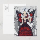 Het Briefkaart van Valentijn "van de Maskerade" (Voorkant / Achterkant)