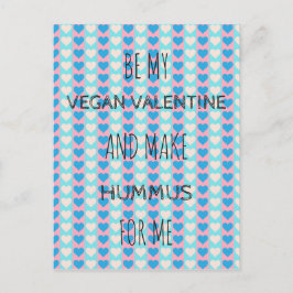 Het Briefkaart van VALENTIJN van de VEGANIST voor