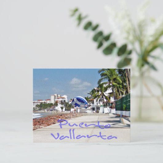 Het Briefkaart van Vallarta van Puerto (Staand voorkant)