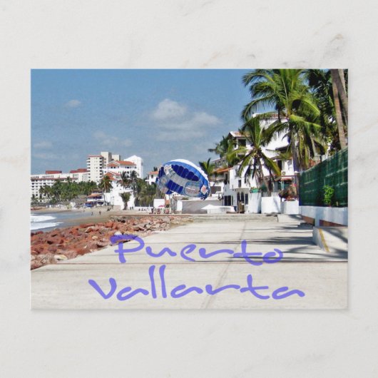 Het Briefkaart van Vallarta van Puerto (Voorkant)