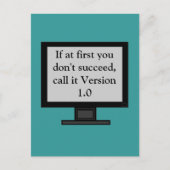 Het Briefkaart van versie 1.0 (Voorkant)