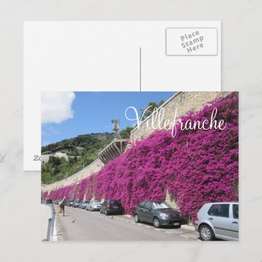 Het Briefkaart van Villefranche (Voorkant / Achterkant)