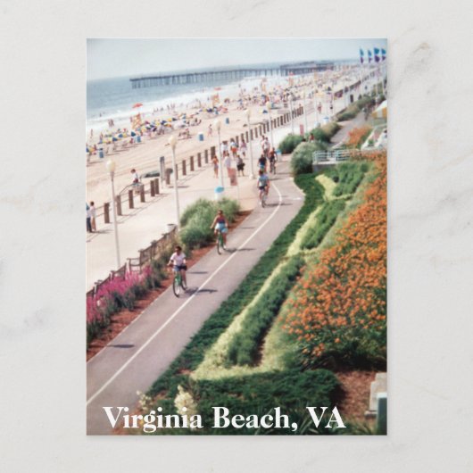 Het Briefkaart van Virginia Beach Virginia vanaf (Voorkant)