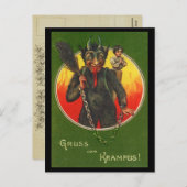 Het Briefkaart van Vom Krampus van Gruss (Voorkant / Achterkant)
