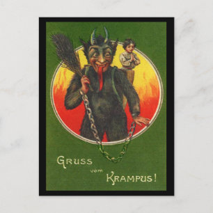 Het Briefkaart van Vom Krampus van Gruss