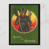Het Briefkaart van Vom Krampus van Gruss (Voorkant)