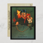 Het Briefkaart van Vom Krampus van Gruss (Voorkant / Achterkant)