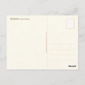 Het Briefkaart van wensen (Achterkant)