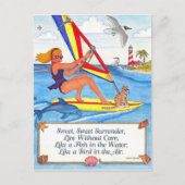 Het Briefkaart van Windsurfer (Voorkant)