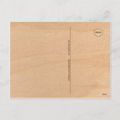 Het Briefkaart van Zepplin van de paashaas (Achterkant)