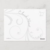 Het briefkaart van zonnebloemen (Achterkant)