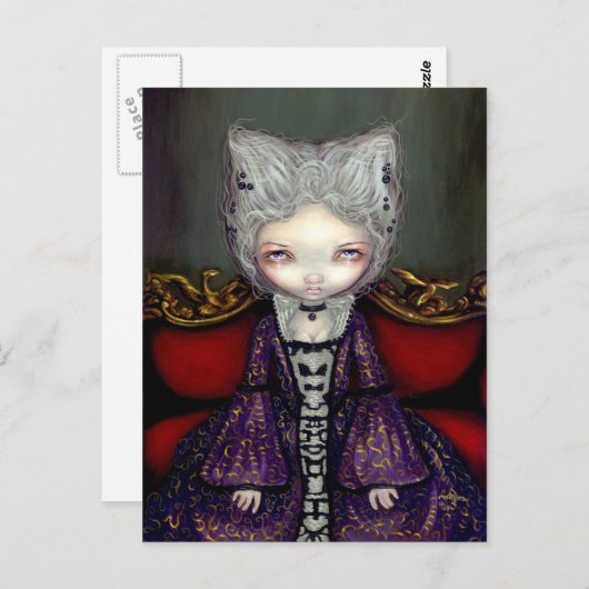 "Het Briefkaart Violet Duchess" (Voorkant / Achterkant)