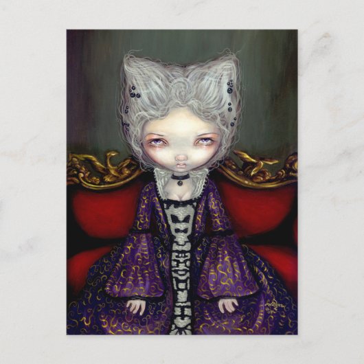 "Het Briefkaart Violet Duchess" (Voorkant)