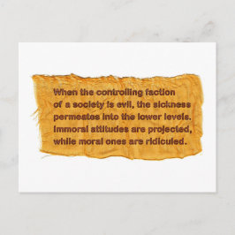 Het Briefkaart voor het beheersen van mini-art