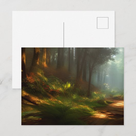 Het Briefkaart voor het verkennen van digitale kun (Voorkant / Achterkant)