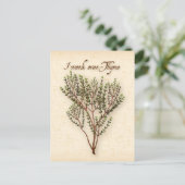 Het Briefkaart voor overschrijden tijd aanpassen v (Staand voorkant)