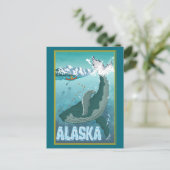 Het Briefkaart voor reizen door Alaskan (Staand voorkant)
