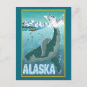 Het  Briefkaart voor reizen door Alaskan (Voorkant)
