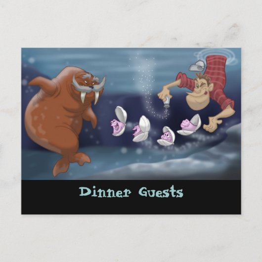 Het Briefkaart Walrus en het Carpenter (Voorkant)