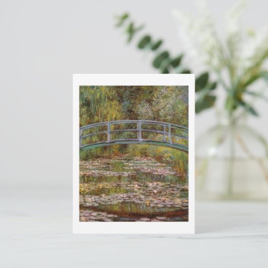 Het briefkaart Waterlily Pond (Staand voorkant)