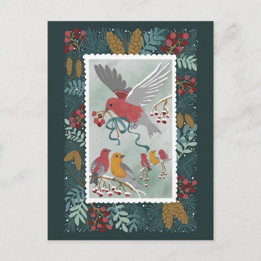 Het Briefkaart Winter Earth Song (Voorkant)