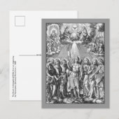 Het Briefkaart Zeven Archangels (M 034; Engraving) (Voorkant / Achterkant)