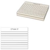 Het Briefpapier Planner Journal noteren Rubberstempel (Gestempeld)