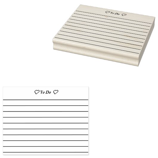 Het Briefpapier Planner Journal noteren Rubberstempel (Gestempeld)