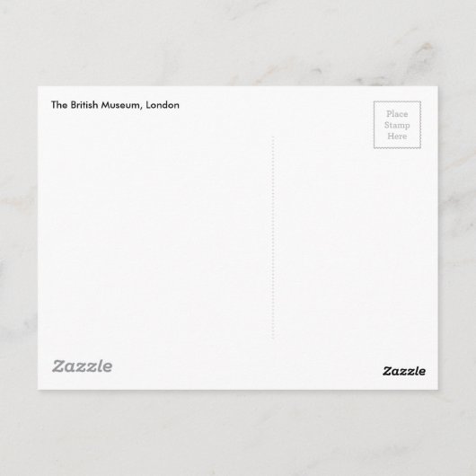 Het British Museum, Londen Briefkaart (Achterkant)