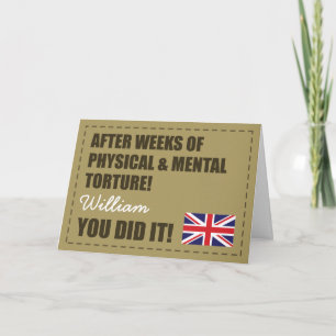 Het Britse leger feliciteert de Parade en het Brit Kaart