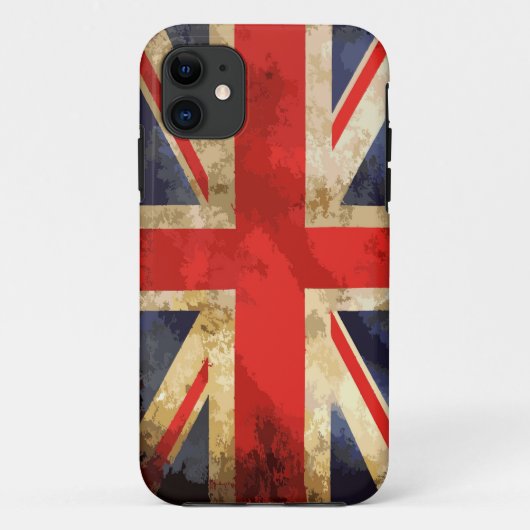 Het Britse Ontwerp van de Vlag Case-Mate iPhone Case (Achterkant)