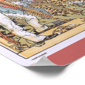 Het Britse Rijk in 1886 Poster (Hoek)