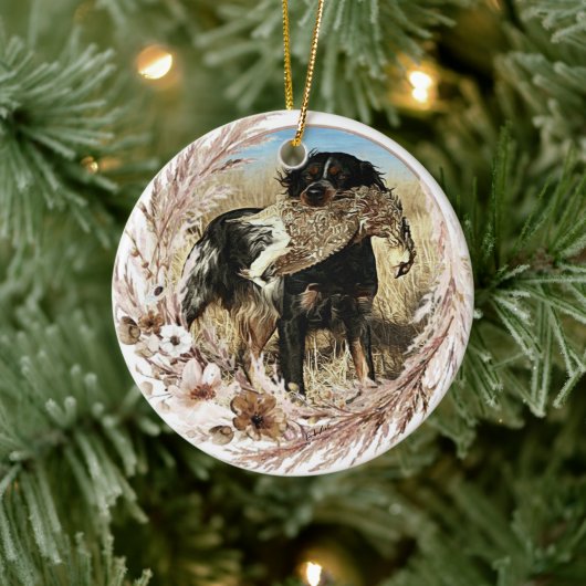 Het Brittany spaniel Ceramic Ornament (Boom)