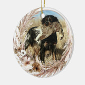 Het Brittany spaniel Ceramic Ornament (Links)