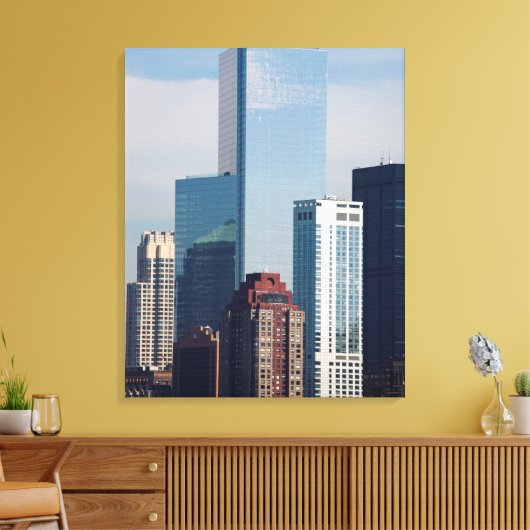 Het Broad Financial Centre Manhattan New York Canvas Afdruk (Insitu (Woonkamer))