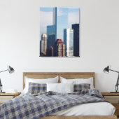 Het Broad Financial Centre Manhattan New York Canvas Afdruk (Insitu (Slaapkamer))