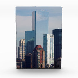 Het Broad Financial Centre Manhattan New York Fotoblokken