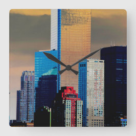 Het Broad Financial Centre Manhattan New York Post Vierkante Klok