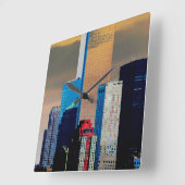 Het Broad Financial Centre Manhattan New York Post Vierkante Klok (Hoek)