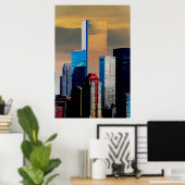 Het Broad Financial Centre Manhattan New York Poster (Thuiskantoor)