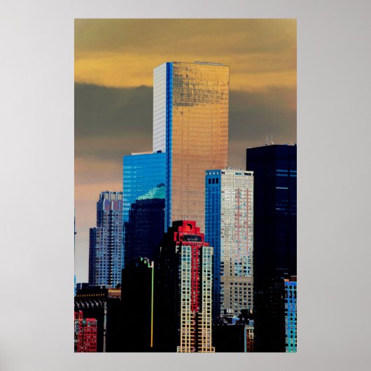 Het Broad Financial Centre Manhattan New York Poster (Voorkant)