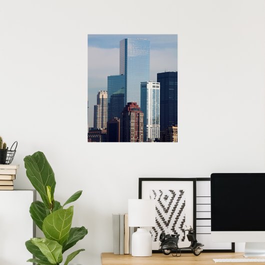 Het Broad Financial Centre Manhattan New York Poster (Thuiskantoor)