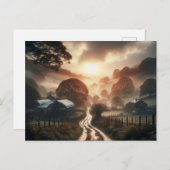 Het broeikaseffect feestdagenkaart (Voorkant / Achterkant)