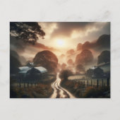 Het broeikaseffect feestdagenkaart (Voorkant)