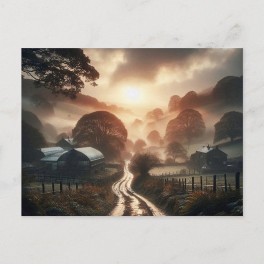 Het broeikaseffect feestdagenkaart (Voorkant)