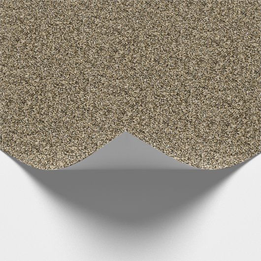Het brons Faux schittert Cadeaupapier (Hoek)